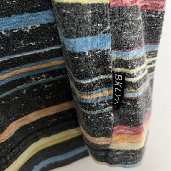 Brooklyn Cloth Mens Striped Tank Top Medium Colorful Sleeveless Scoop Neck VGCon - Picture 5 of 9